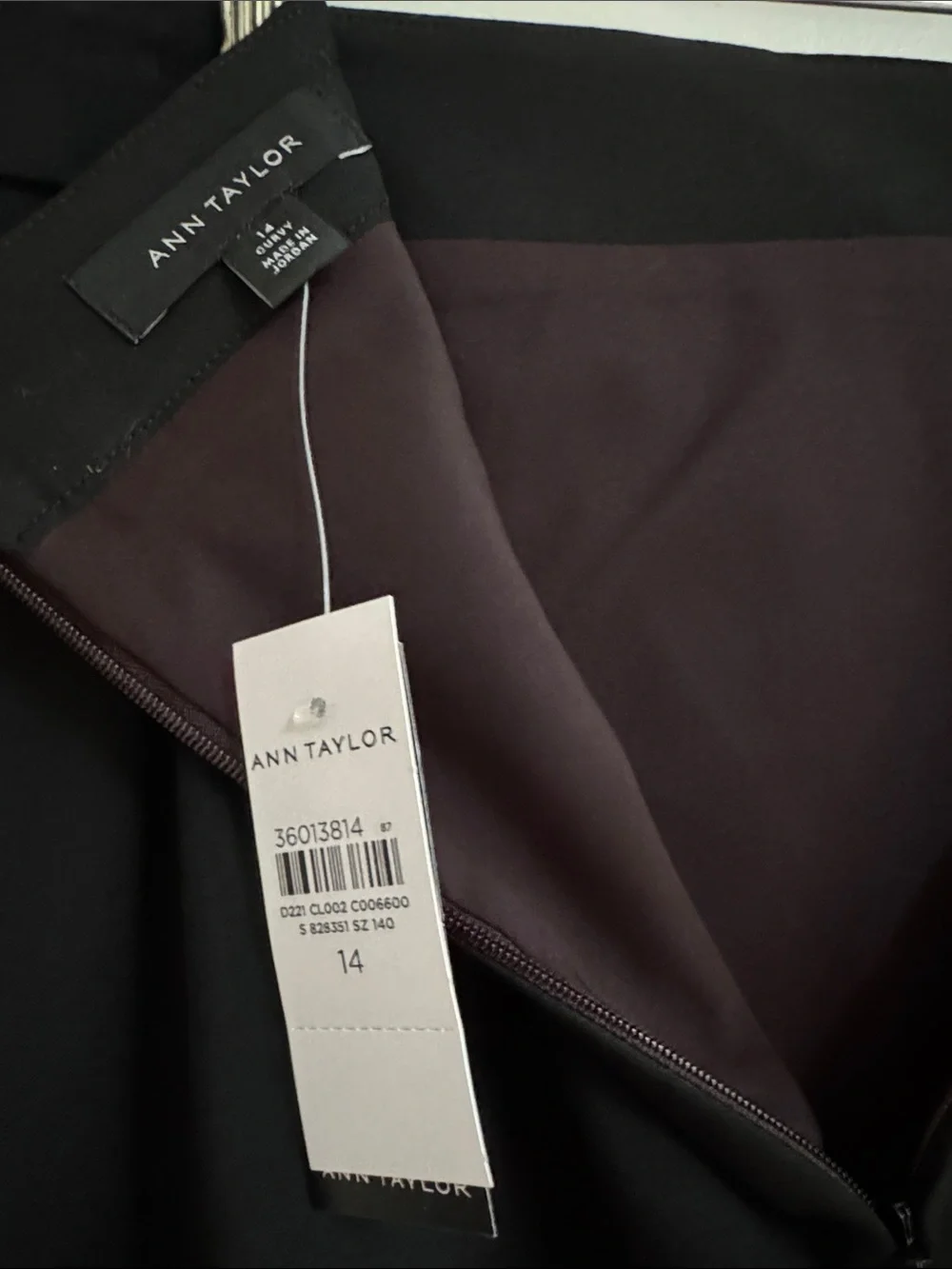 Ann Taylor Seamed Pencil Skirt in Seasonless Stretch - Curvy Fit - Black